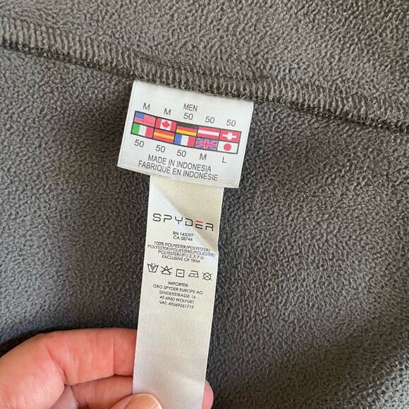 Spyder Men's Wengen Full Zip Weight Stryke Jacket Sz M - Picture 15 of 15